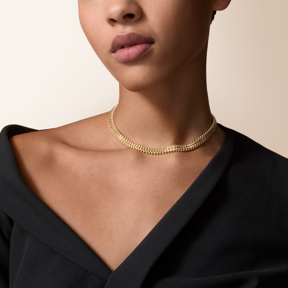 Cartier Clash de Cartier Flexible Double Row Necklace Yellow Gold