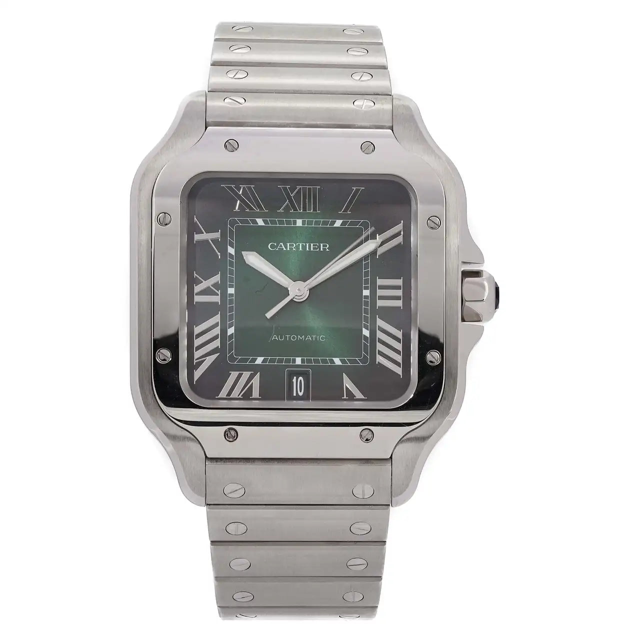 Cartier Santos De Cartier WSSA0062 Green Dial Large Model 2023