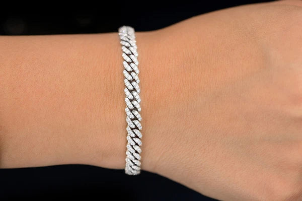 Erkals Jewellers 4mm Miami Cuban Diamond Bracelet 18K Gold 1.50ctw