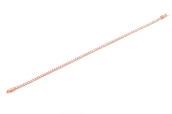 Erkals Jewellers 6pt Prong Set Diamond Tennis Bracelet 18K Gold 4.60ctw