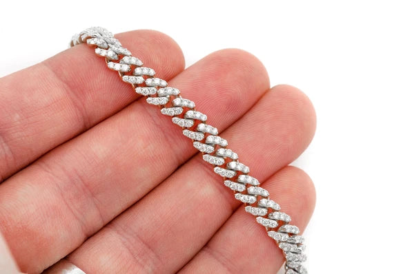 Erkals Jewellers 6mm Miami Cuban Diamond Bracelet 18K Gold 4.25ctw