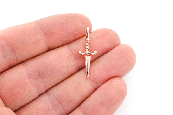Erkals Jewellers Dagger Pendant 18K Gold