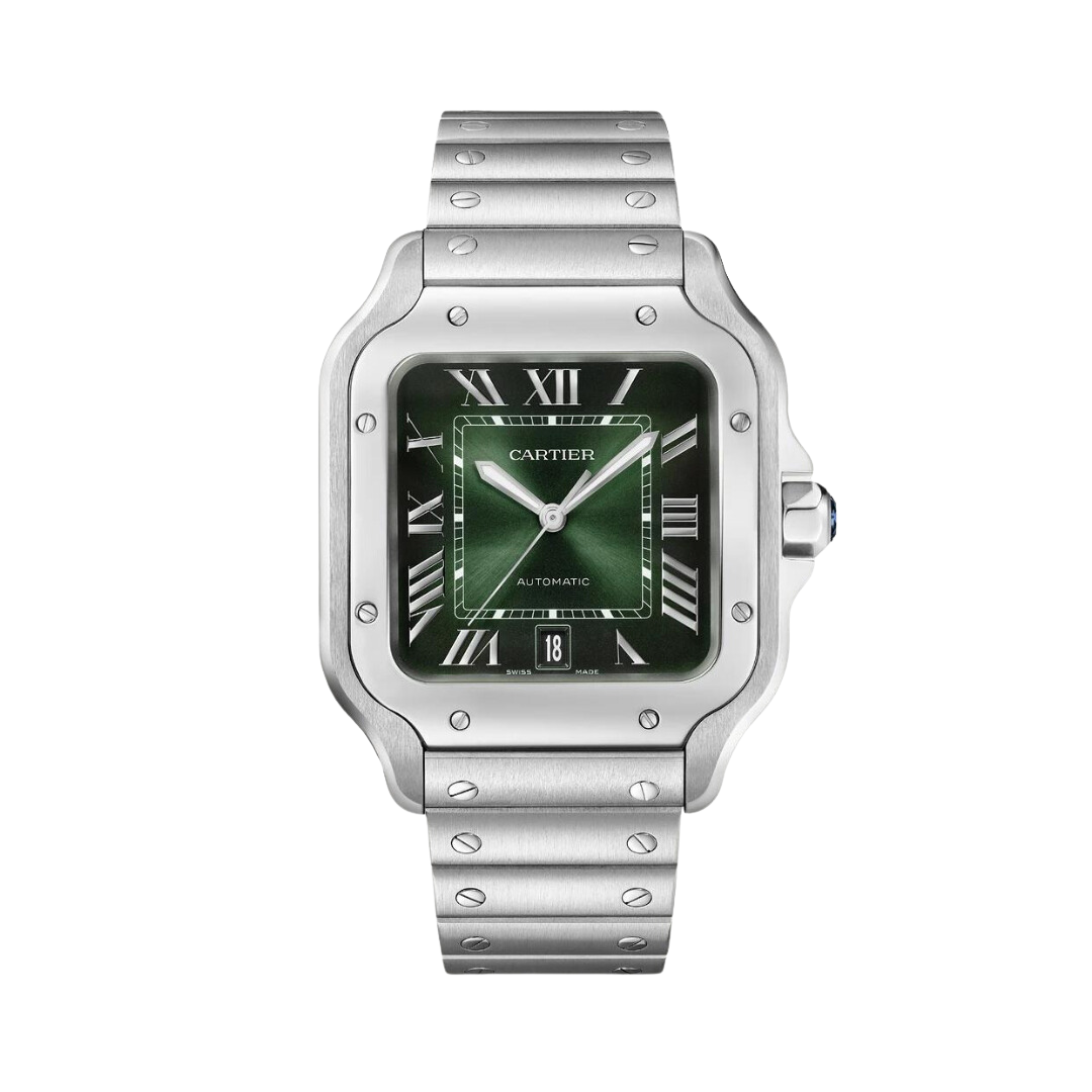 Cartier Santos De Cartier WSSA0062 Green Dial Large Model 2023