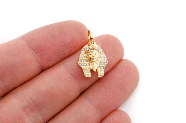Erkals Jewellers Pharaoh Pendant 18K Gold Diamond 0.20ctw