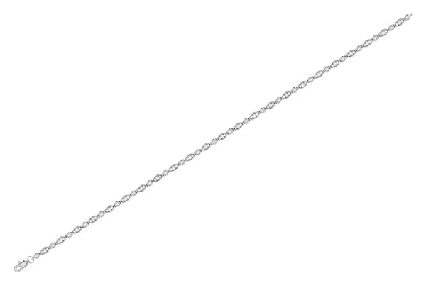 Erkals Jewellers Geometric Bezel Set Link Diamond Bracelet 18K Gold 0.50ctw