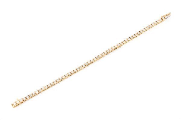 Erkals Jewellers 10pt Prong Set Diamond Tennis Bracelet 18K Gold 4.50ctw