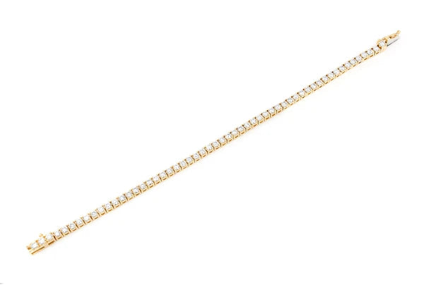 Erkals Jewellers 12pt Prong Set Diamond Tennis Bracelet 18K Gold 8.25ctw