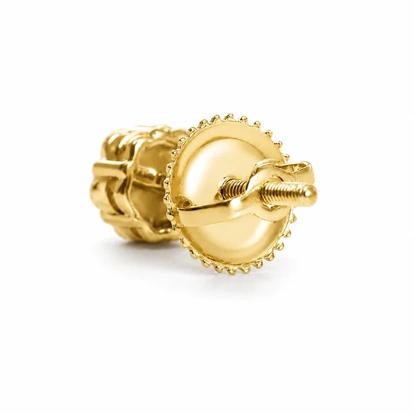 Erkals Jewellers Flower Stud Earrings 18K Gold 0.50ctw