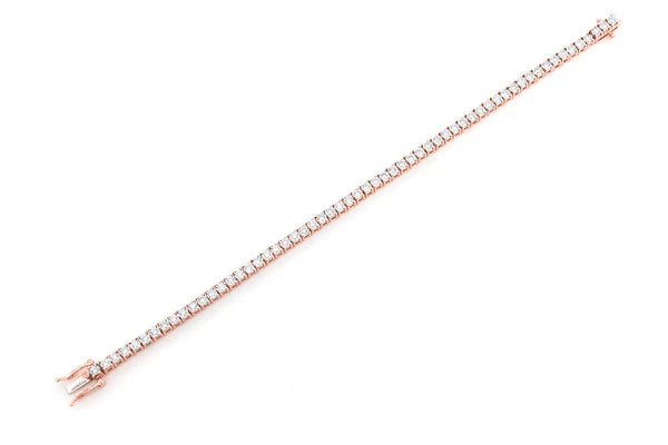 Erkals Jewellers 2pt Miracle Set Diamond Tennis Bracelet 18K Gold 1.25ctw