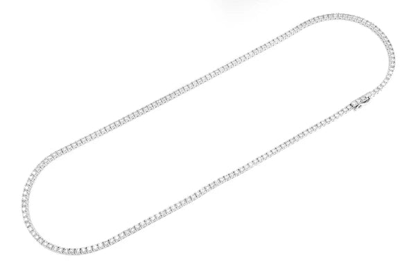 Erkals Jewellers 10pt Prong Set Diamond Tennis Necklace 18K Gold 14.75ctw