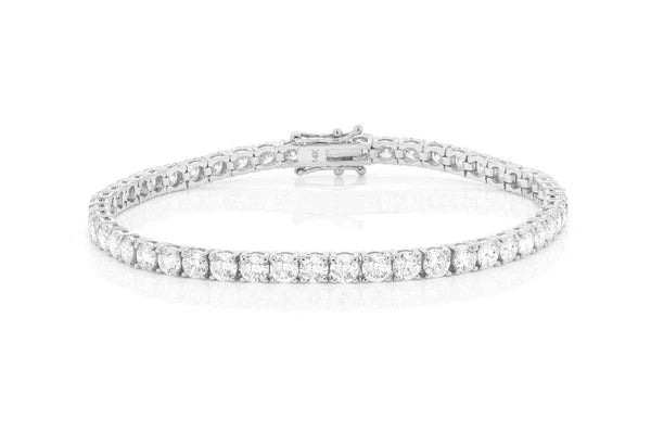 Erkals Jewellers 20pt Prong Set Diamond Tennis Bracelet 18K Gold 10.50ctw