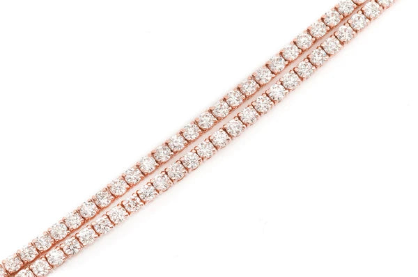 Erkals Jewellers 15pt Prong Set Tennis Necklace 18K Gold 22.00ctw
