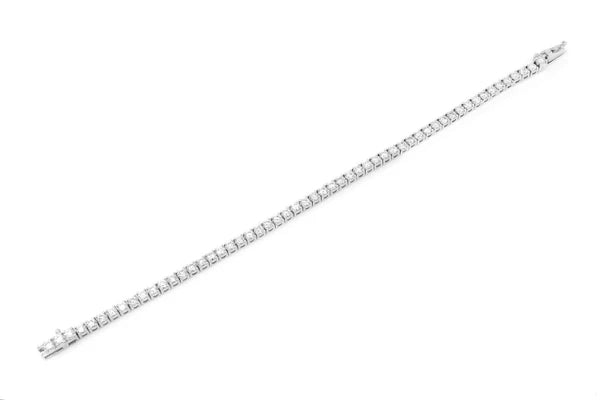 Erkals Jewellers 10pt Prong Set Diamond Tennis Bracelet 18K Gold 4.50ctw