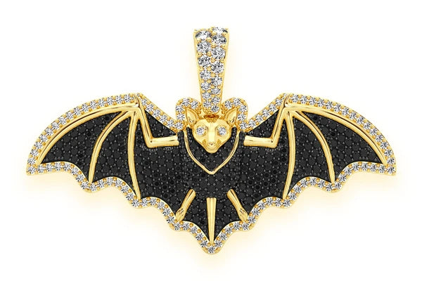 Erkals Jewellers Bat Pendant 18K Gold Diamond 1.75ctw