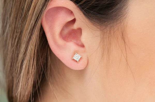 Erkals Jewellers Quad Stud Earrings 18K Gold 0.75ctw
