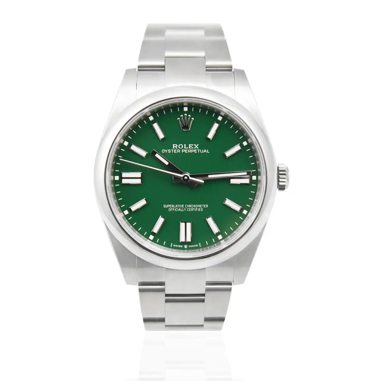 Rolex Oyster Perpetual 41 124300 Green Dial 2023