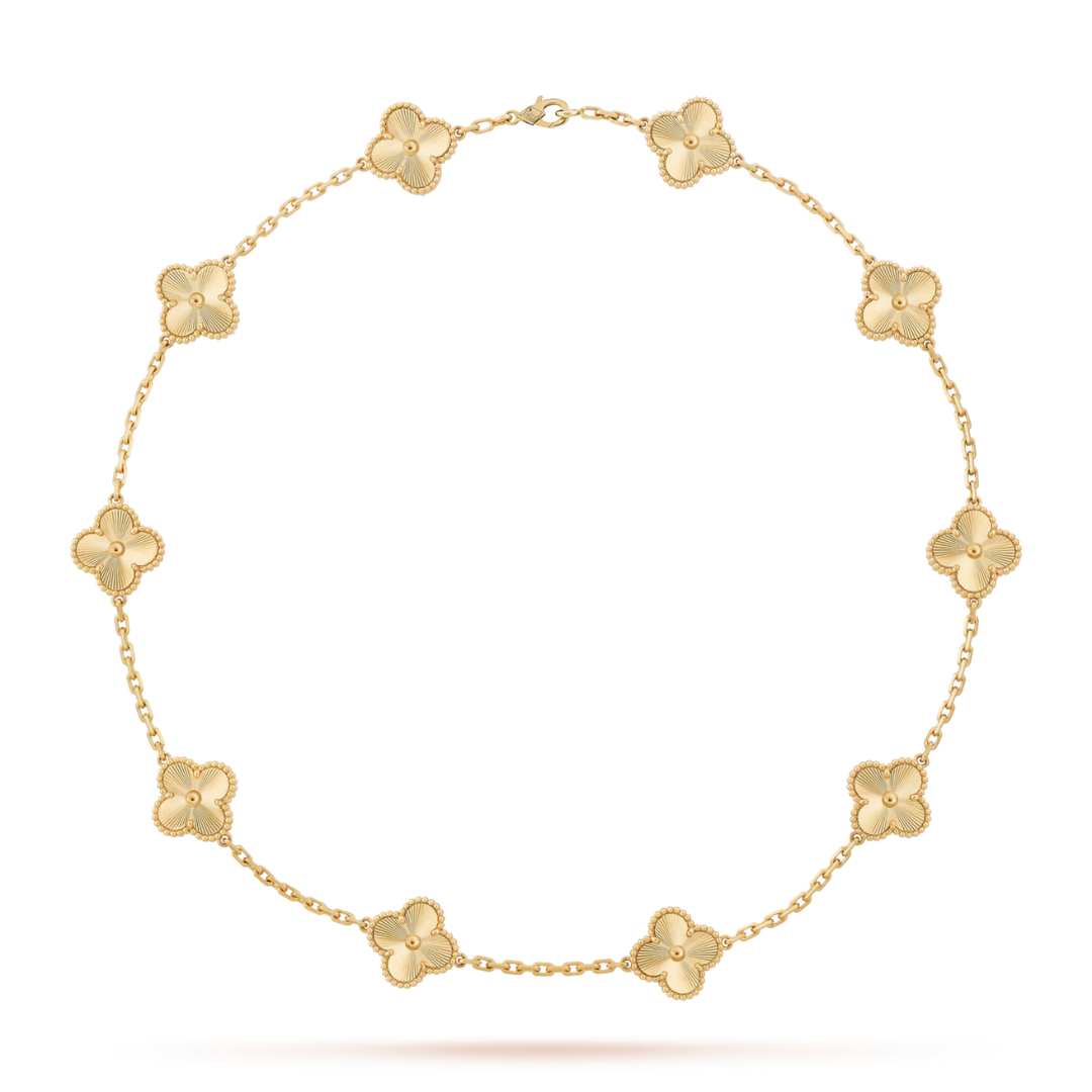 Van Cleef & Arpels Collar Vintage Alhambra 10 Motivos Oro amarillo de 18 quilates