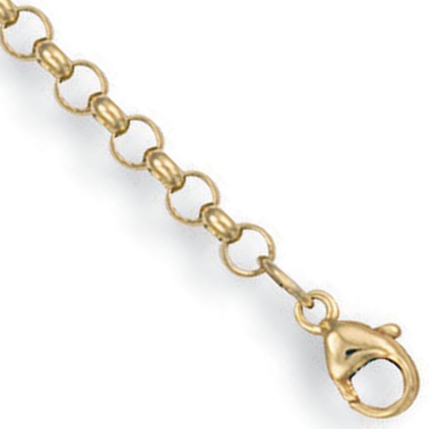 Yellow Gold 3.5mm Round Belcher Chain - 9ct Gold