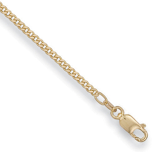 18ct Yellow Gold 1.7mm Curb Chain - 18ct Gold