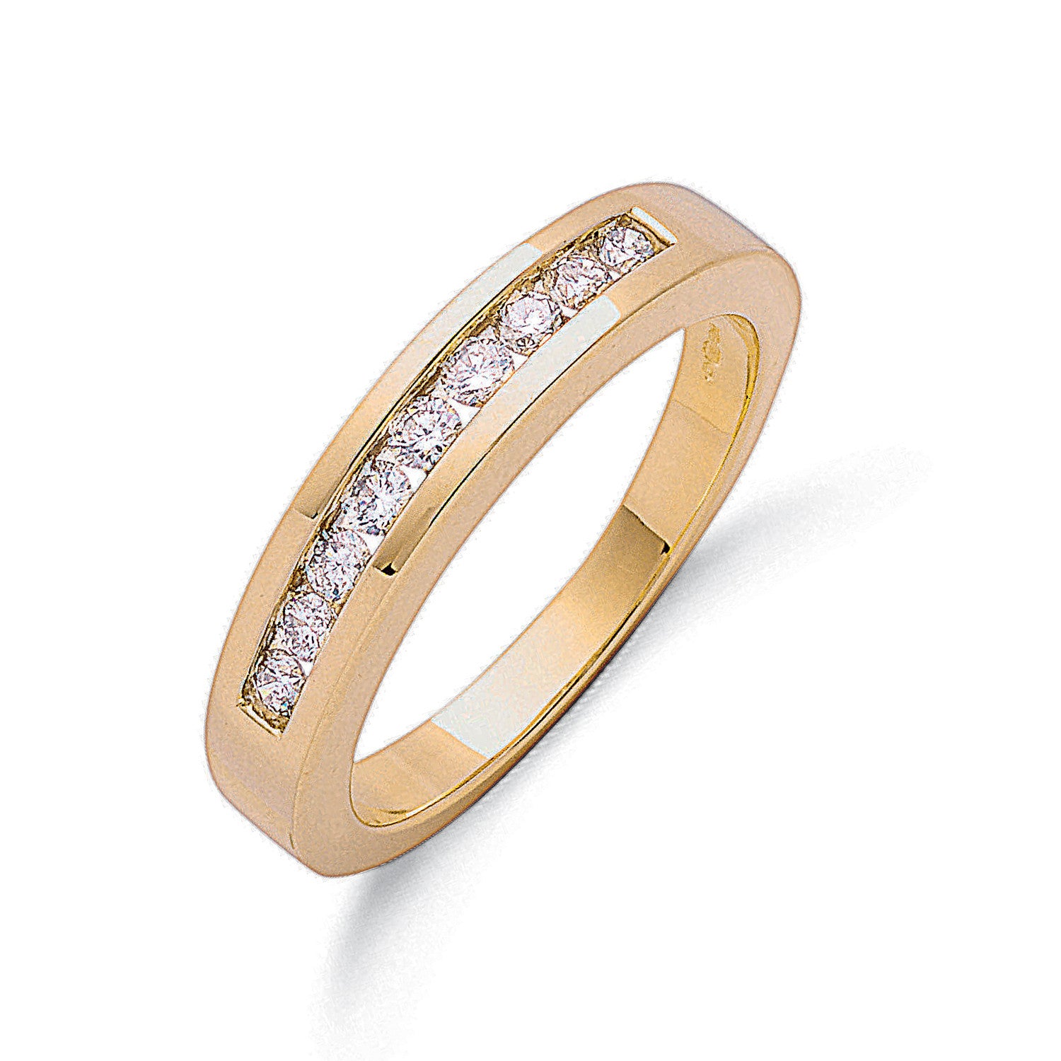 9ct Yellow Gold 0.35ct Diamond Eternity Ring - 9ct Gold