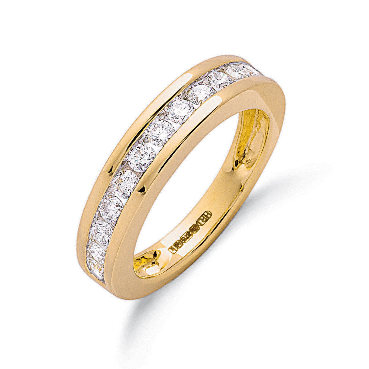 9ct Yellow Gold 0.75ct Diamond Eternity Ring - 9ct Gold