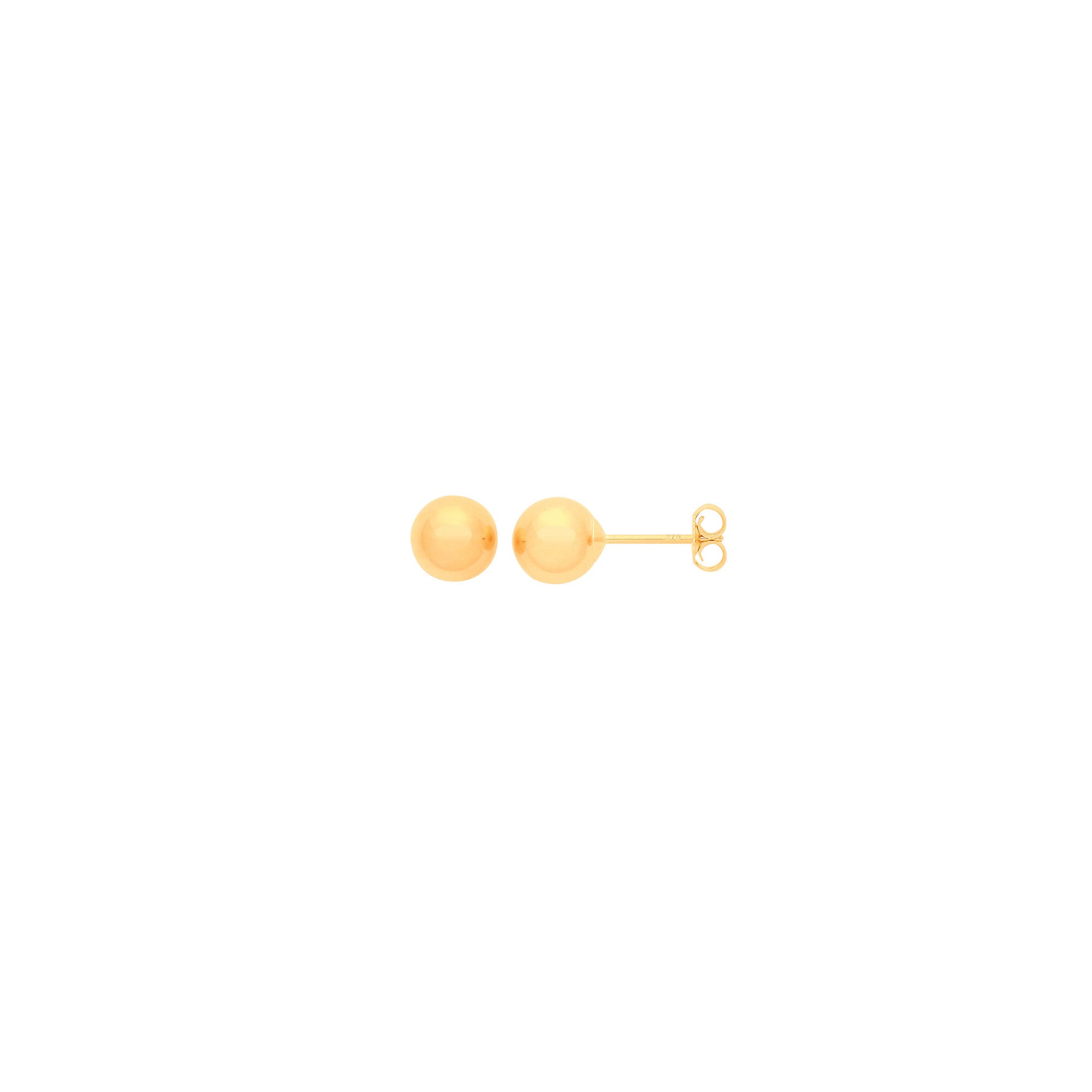 9ct Yellow Gold 3mm Ball Studs - 9ct Gold
