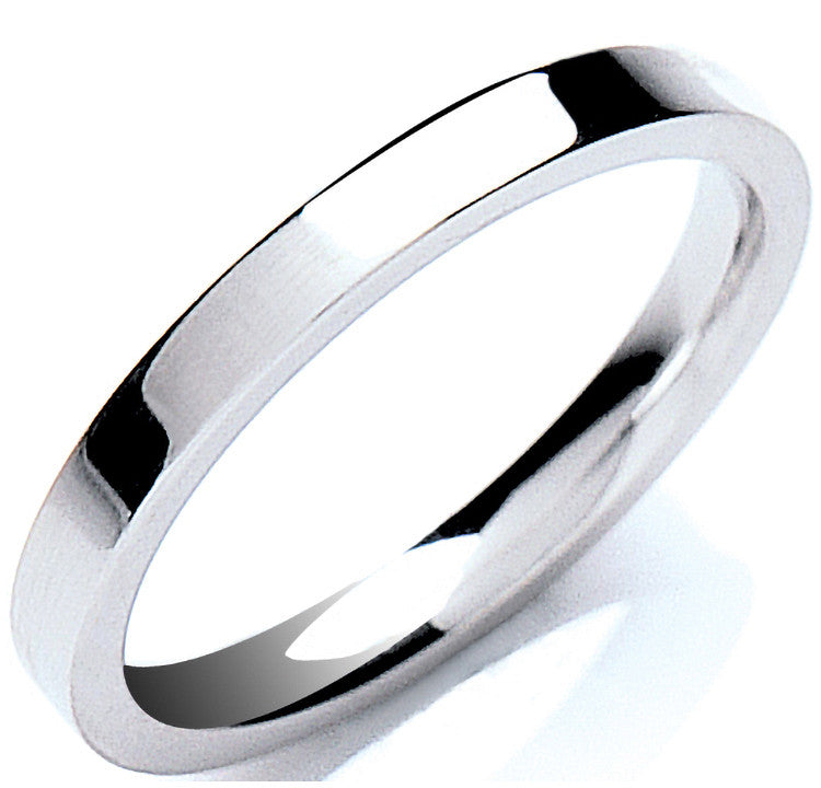 2mm Premium Flat Court - Platinum