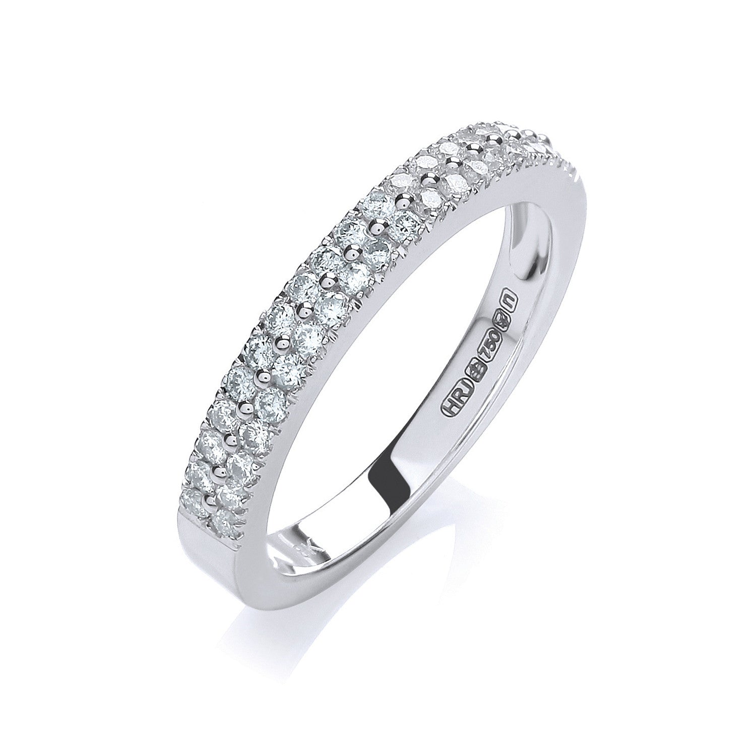 18ct White Gold 0.35ctw Diamond Eternity Ring - 18ct Gold