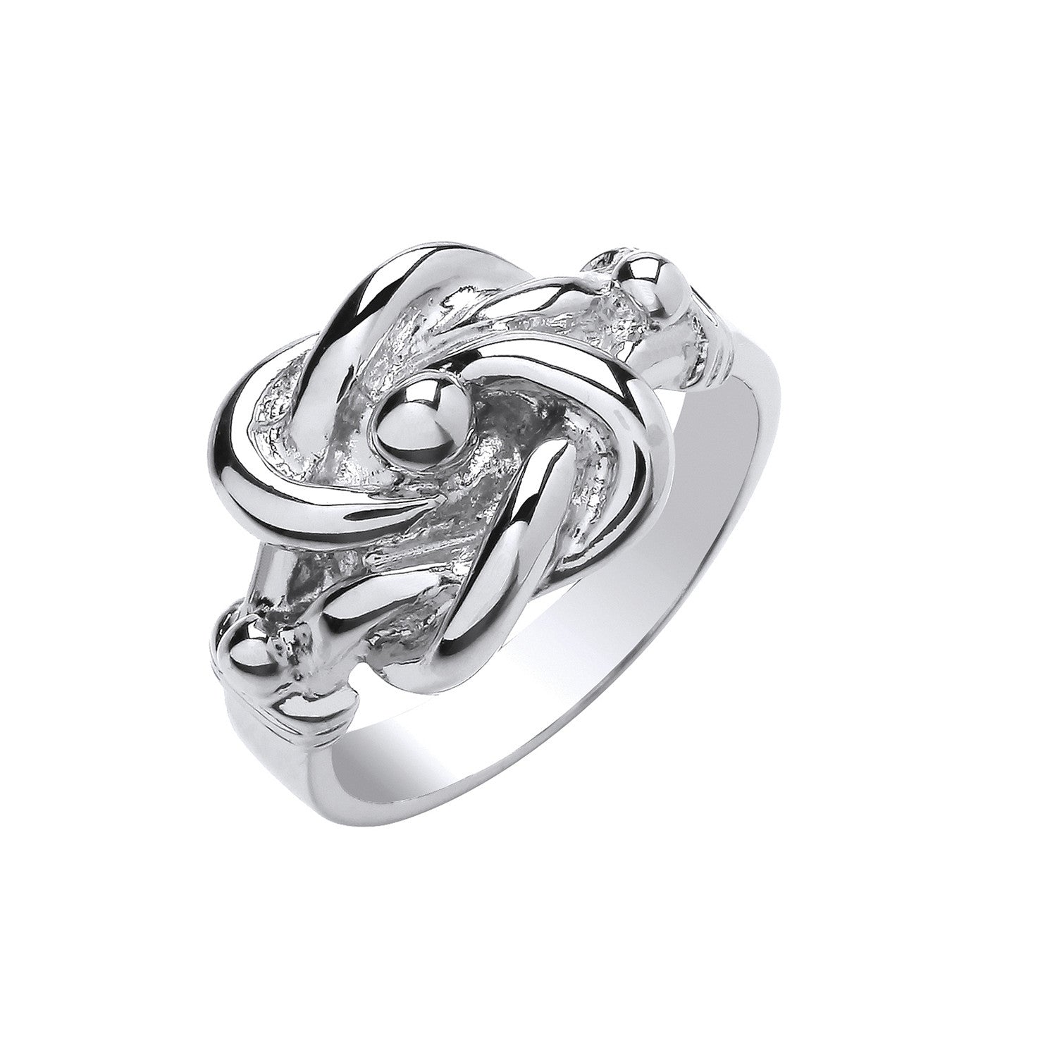 Silver Knot Ring - Silver