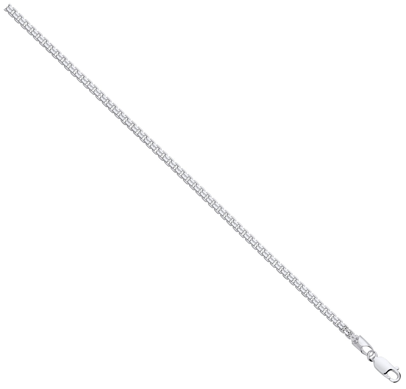 Silver 3mm Cage Chain