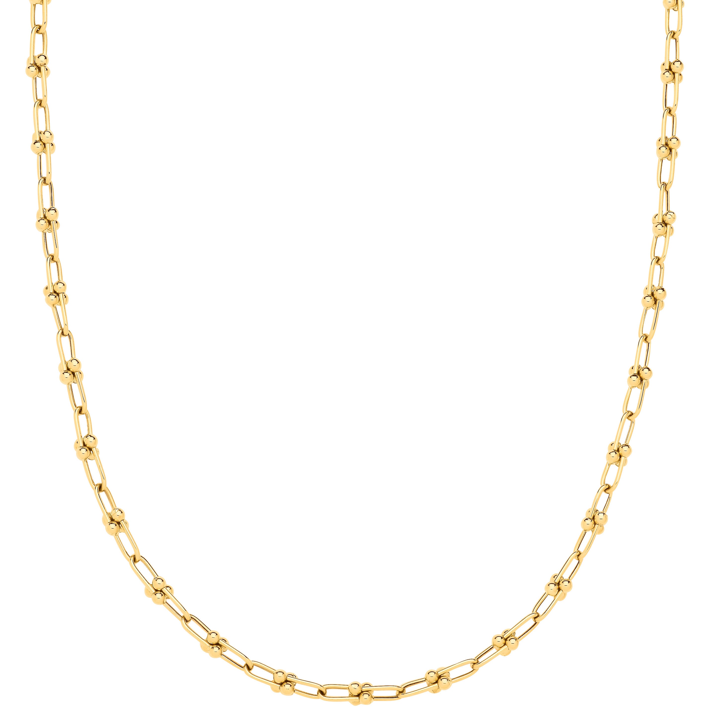 Yellow Gold Chains 18" Necklace/Ladies Bracelet - 9ct Gold