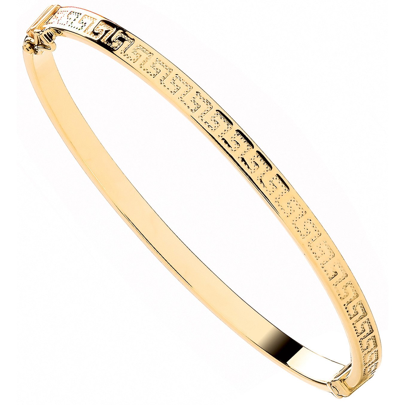 Y/G Greek Key Ladies 4.2mm Bangle