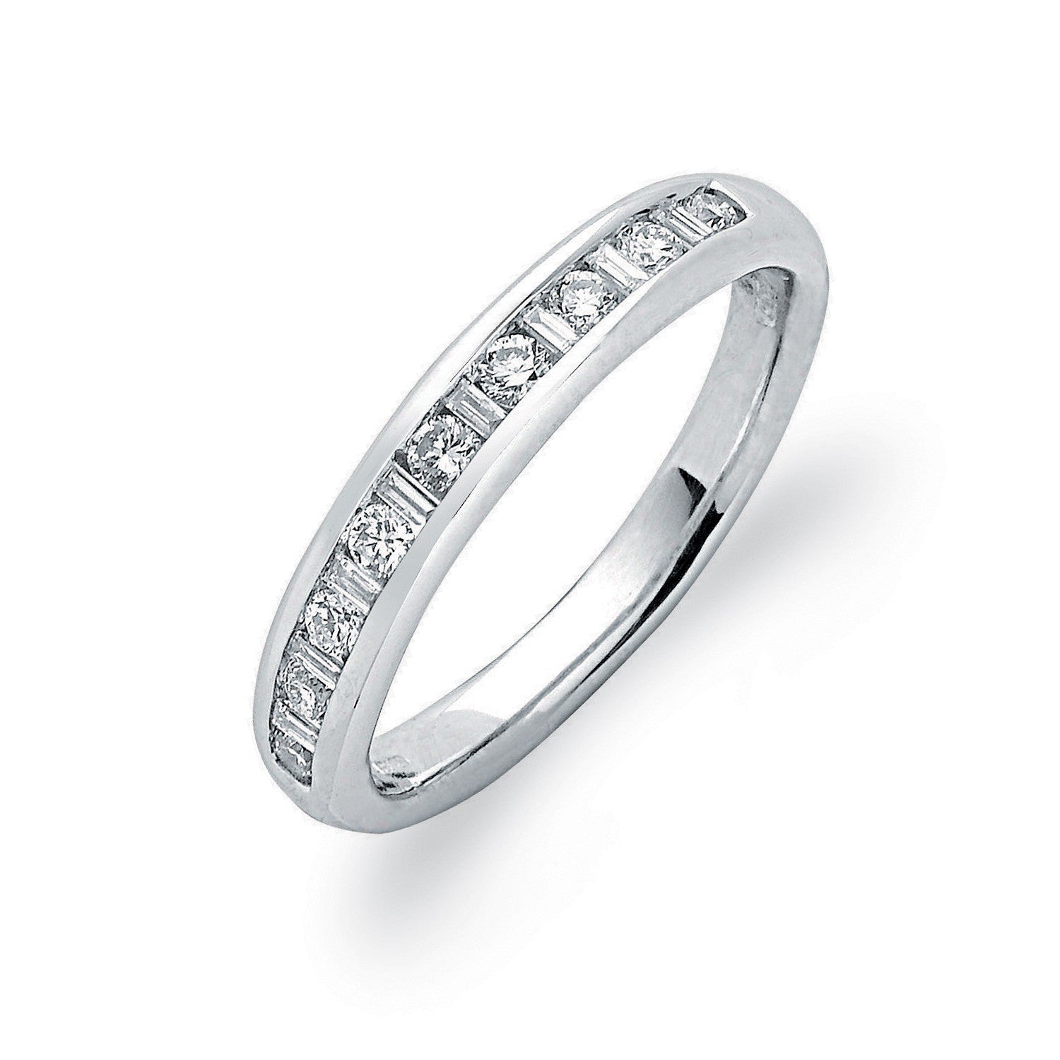 18ct White Gold 0.33ctw Diamond Eternity Ring - 18ct Gold