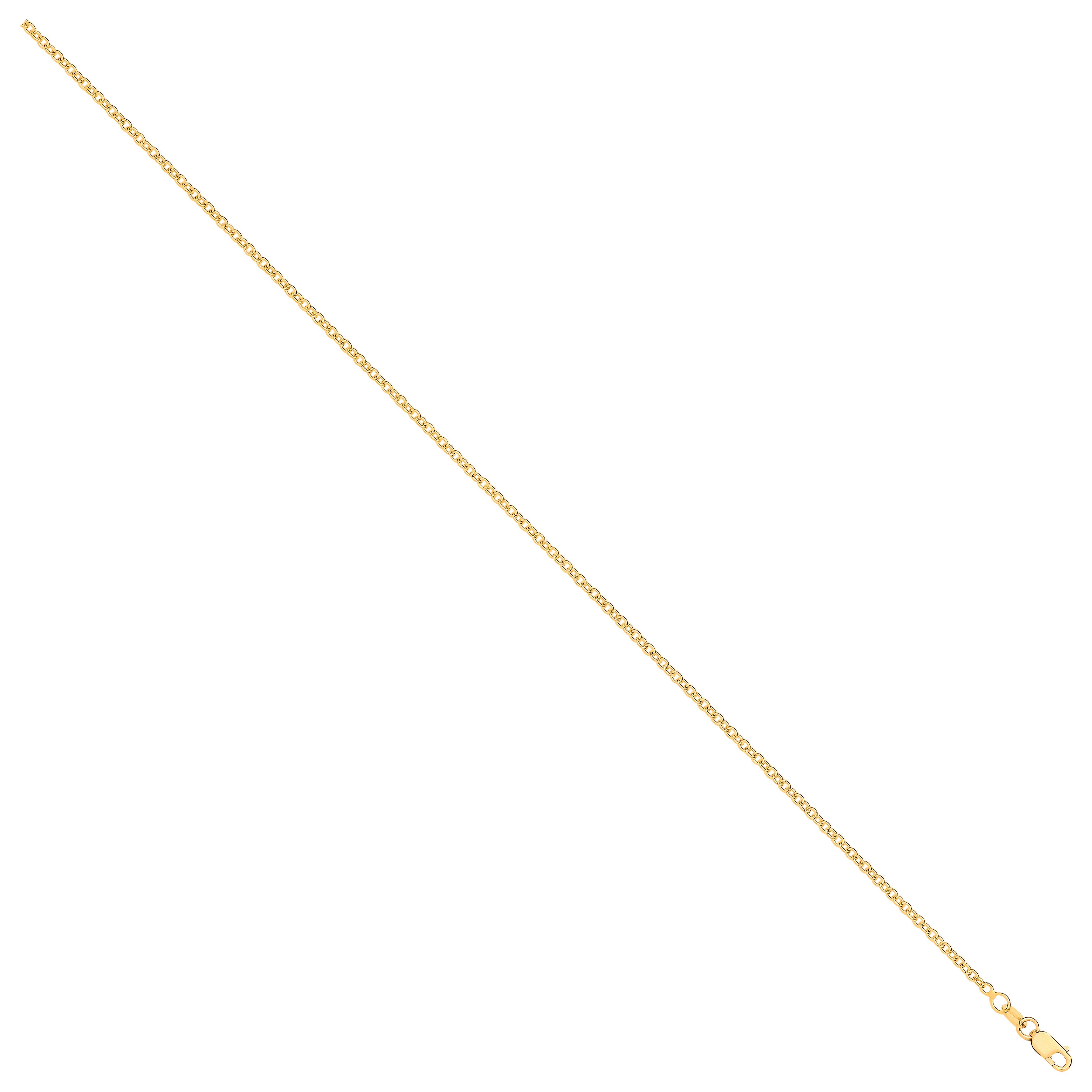 Yellow Gold 2.0mm Rolo Chain - 9ct Gold