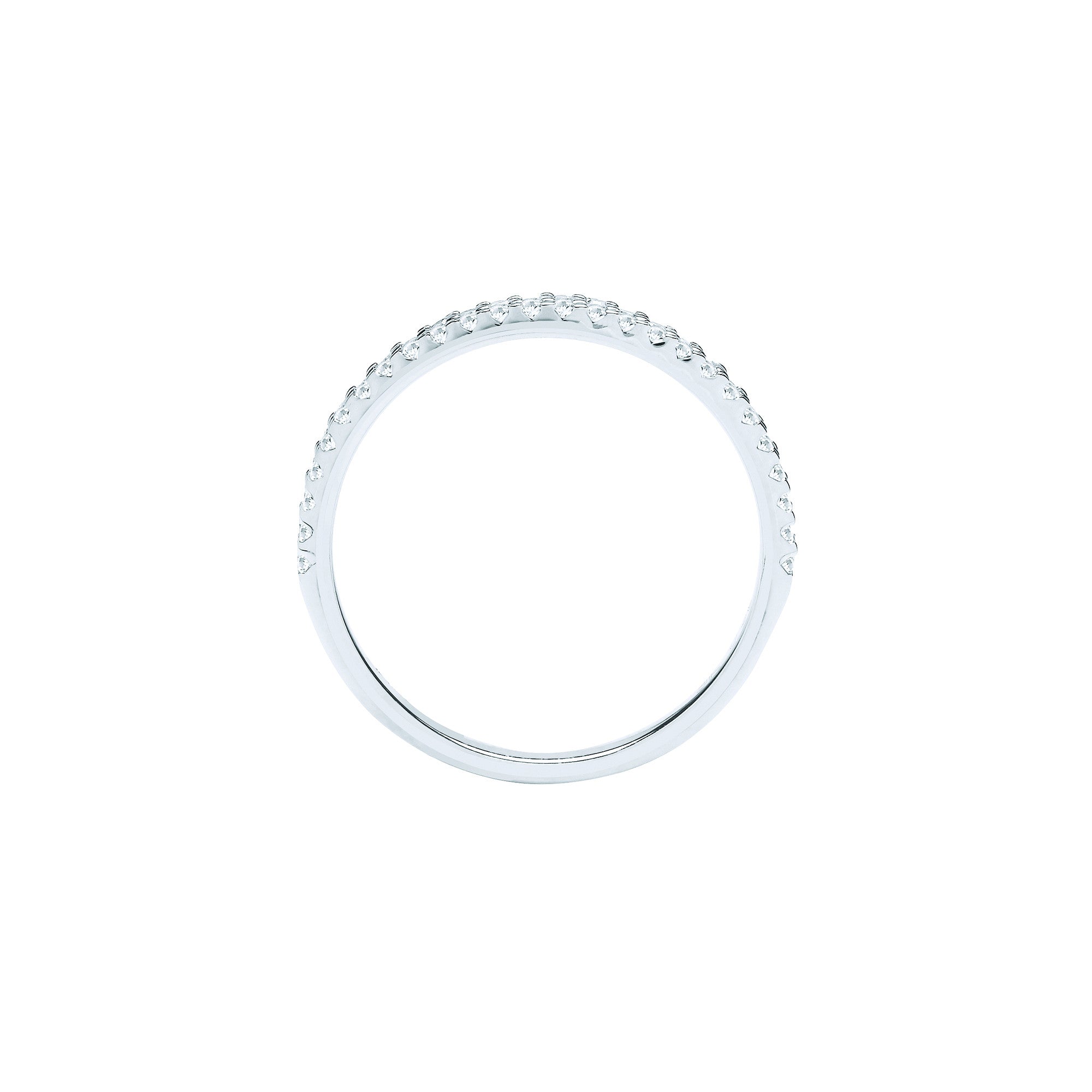 9ct White Gold 0.25ctw Ring - 9ct Gold