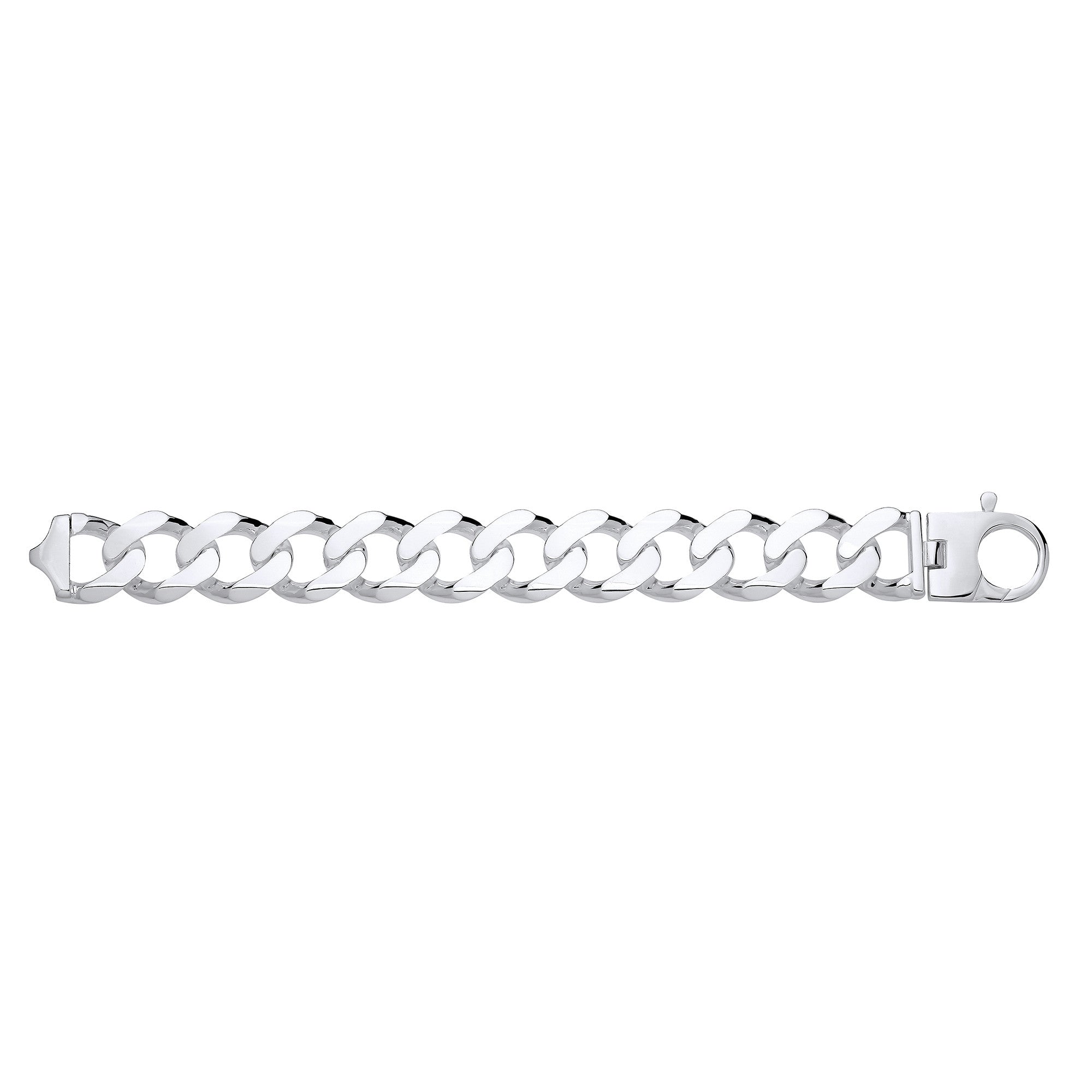 Silver 24mm Curb Chain - Silver