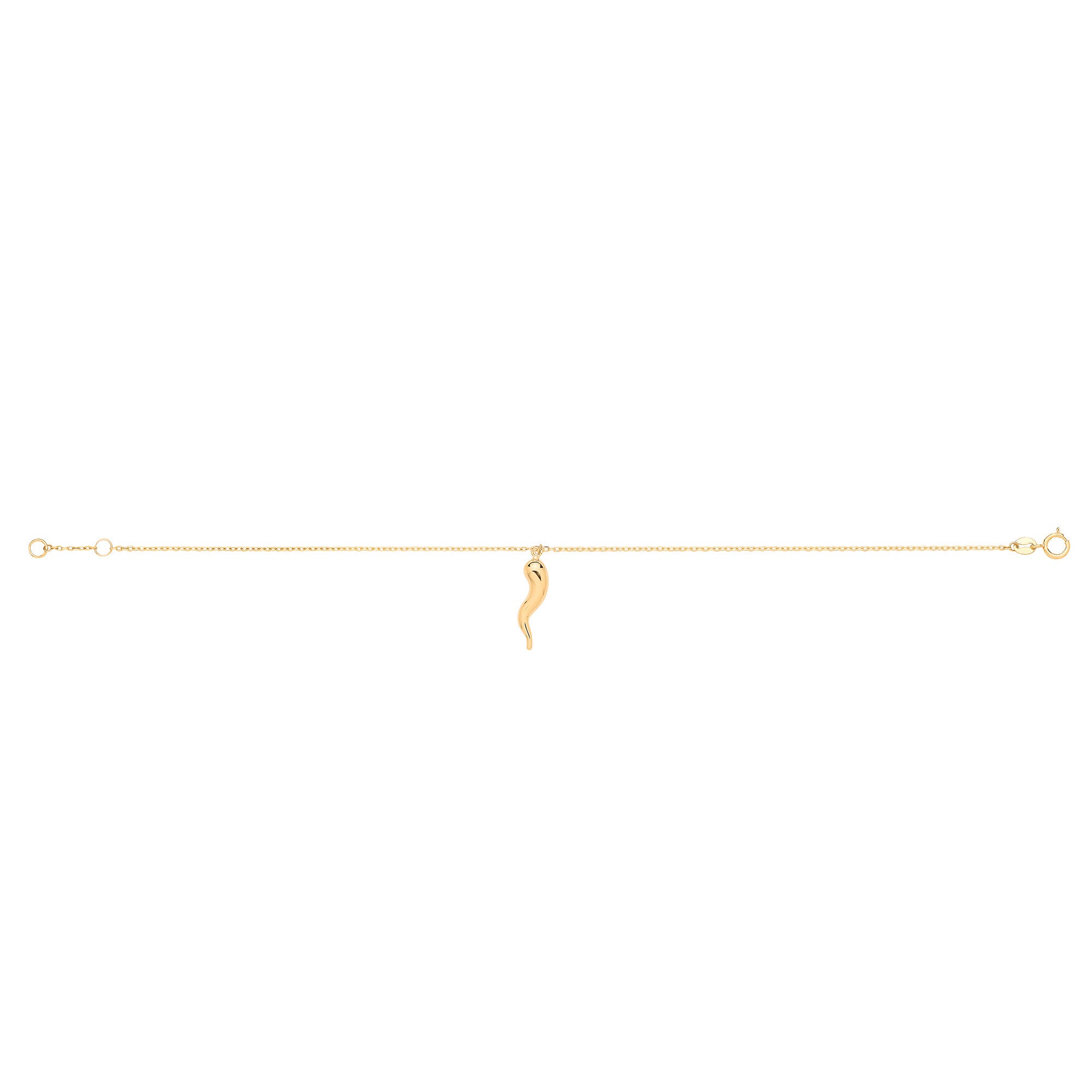 Yellow Gold Horn of Life Ladies Bracelet - 9ct Gold