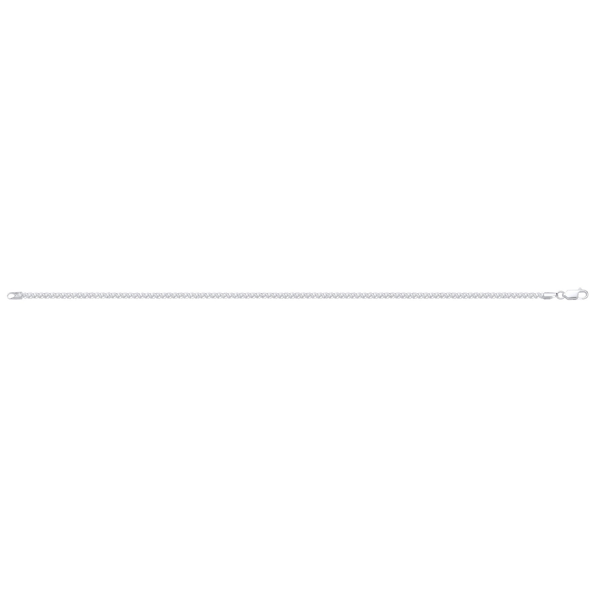 Silver Propeller Link Anklet