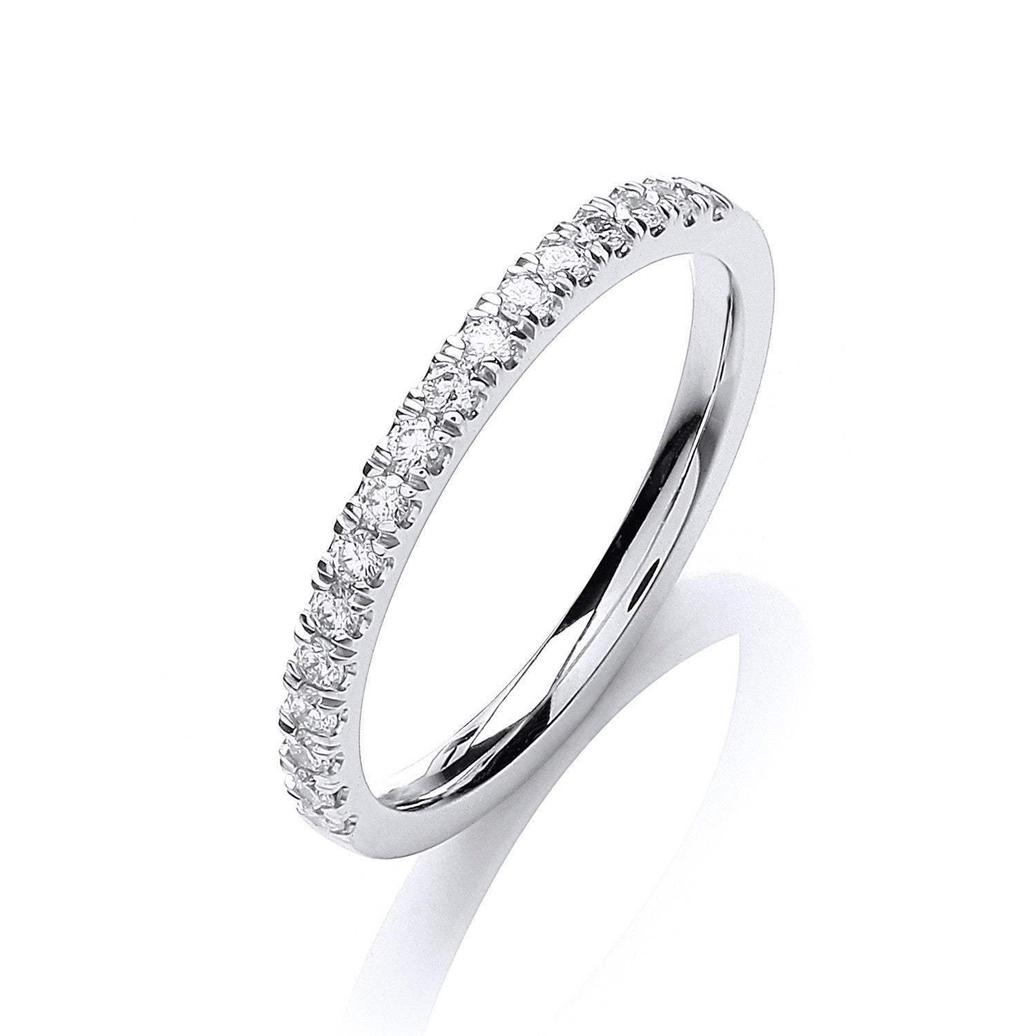 18ct White Gold 0.25ct Ring - No Certificate