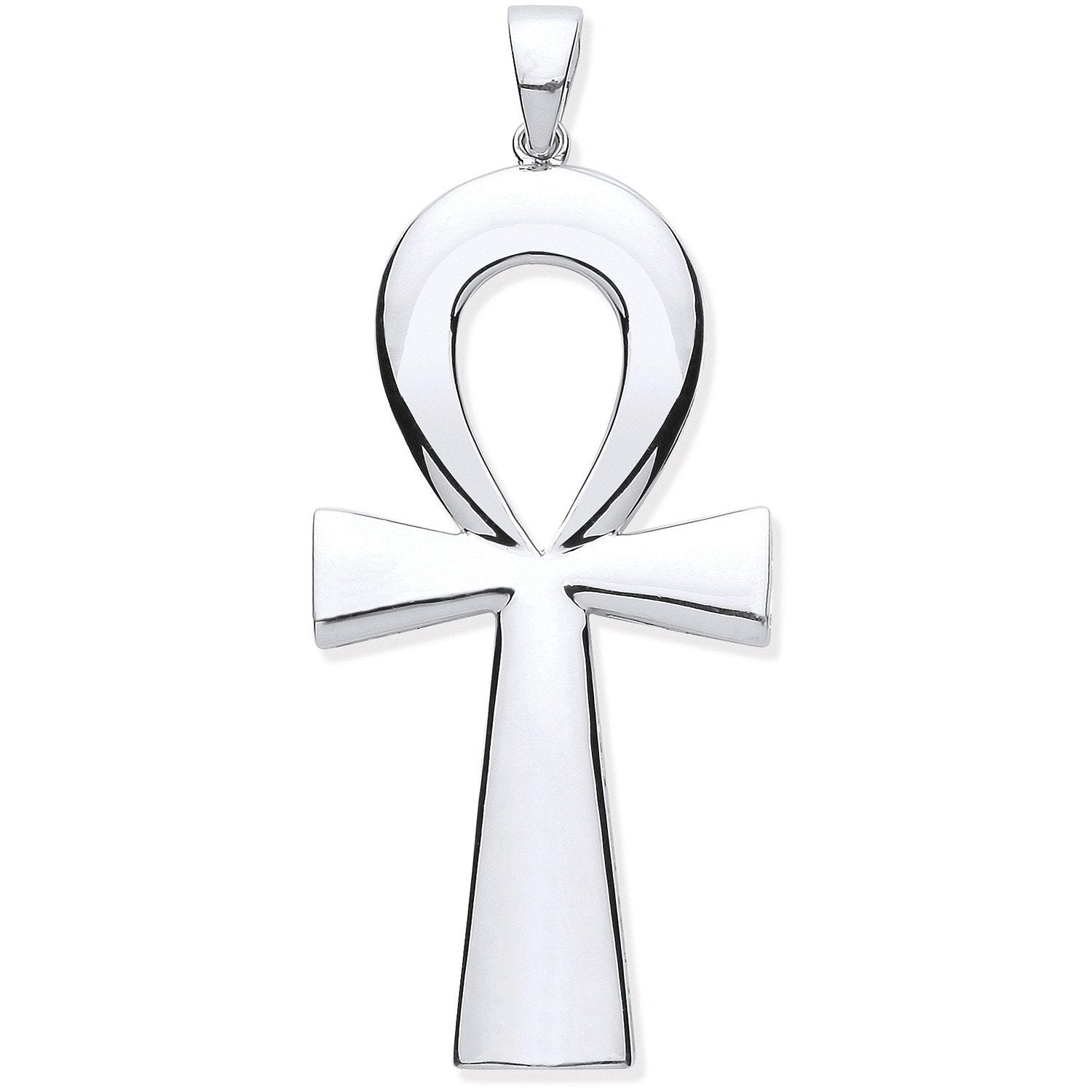 Silver Large Ankh Cross - Key of Life