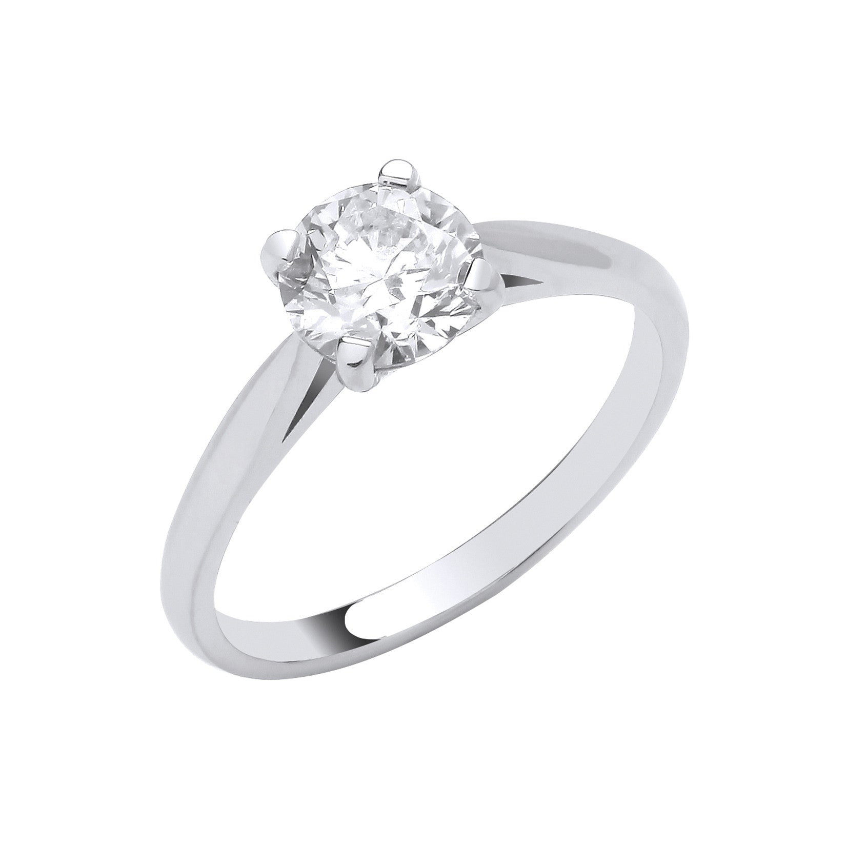 Platinum 1.00ct Diamond Engagement Ring - Platinum