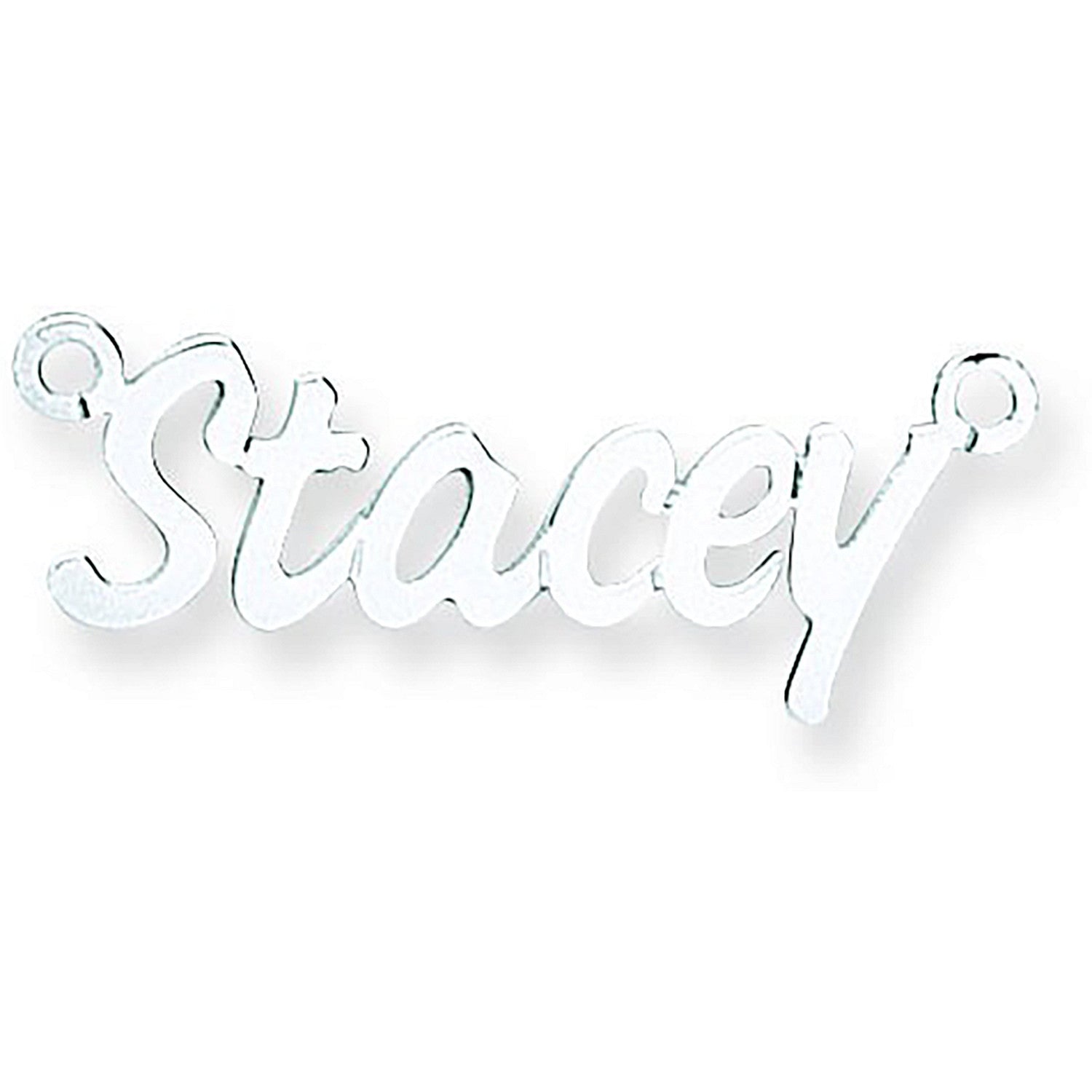 Silver Challenge Nameplate with 16"/18"/20" chain - Silver