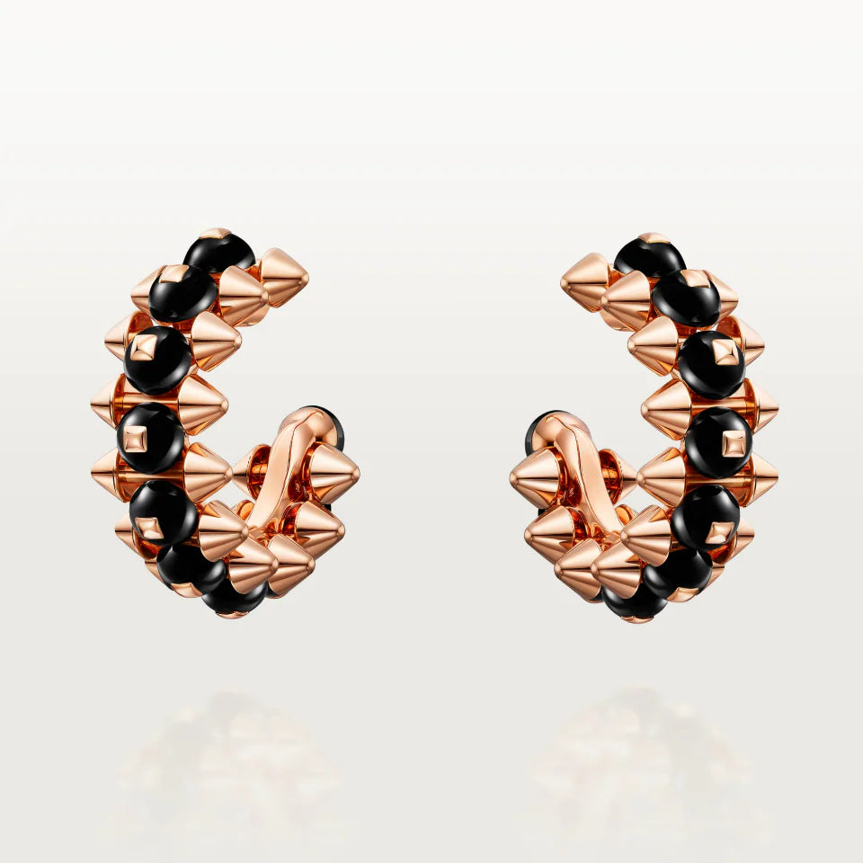 Cartier Clash de Cartier Earrings Onyx 18K Rose Gold
