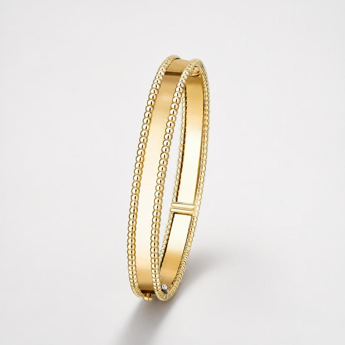 Van Cleef & Arpels Perlée Signature Medium Bracelet 18K Yellow Gold
