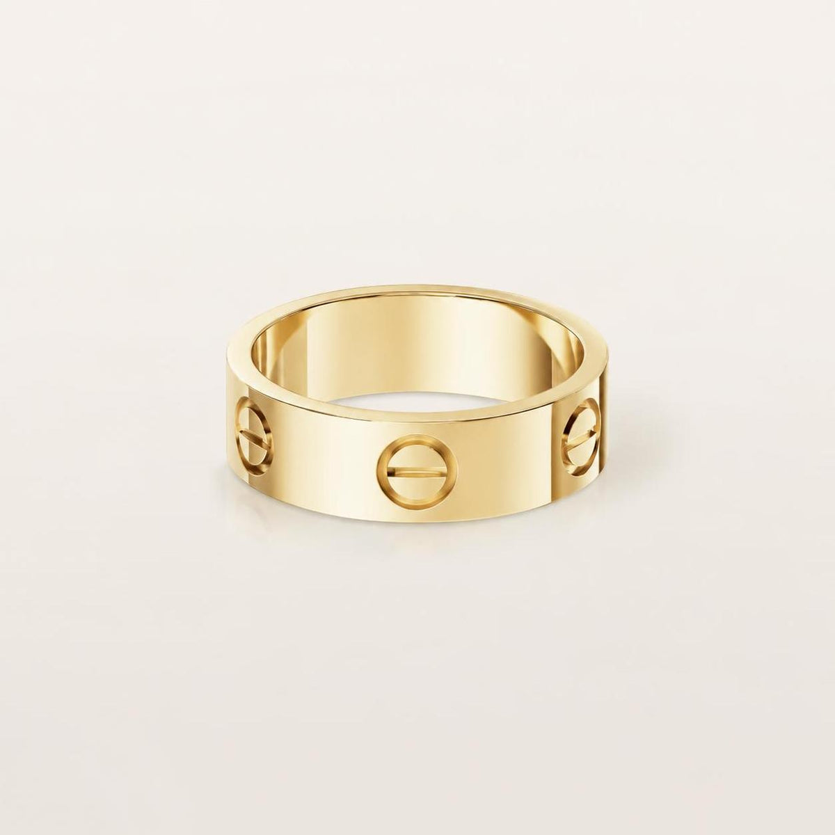 Cartier Love Ring Classic Model 18K Yellow Gold