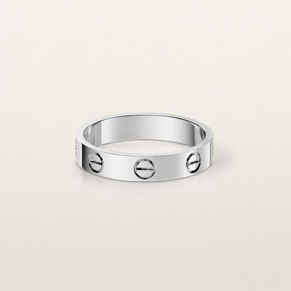 Cartier Love Ring Small Model Platinum