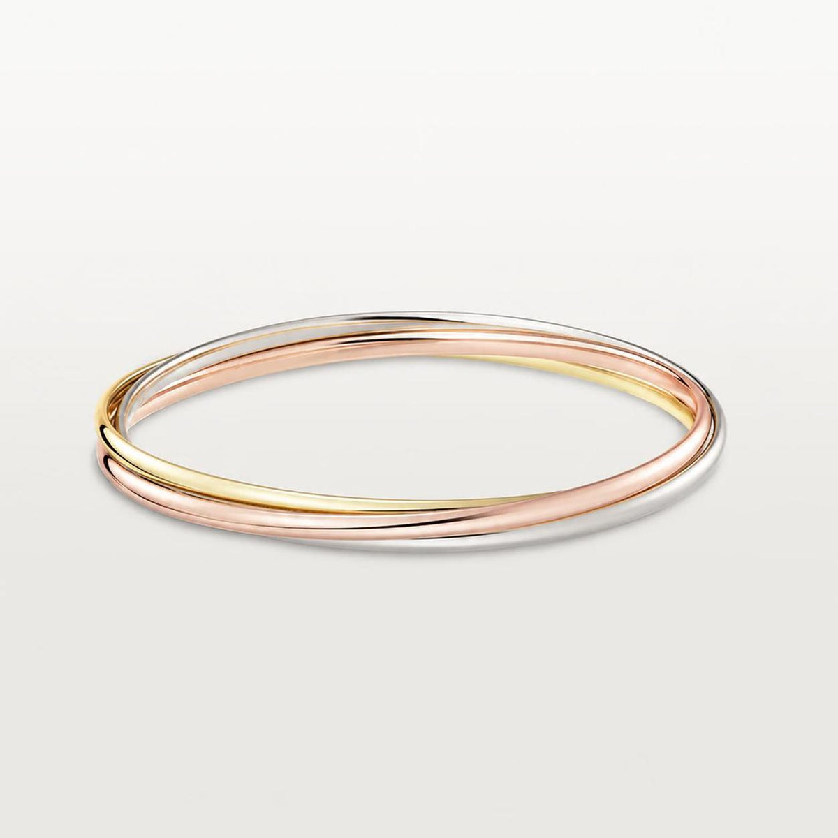 Cartier Trinity Bracelet Small Model 18K White, Yellow & Rose Gold