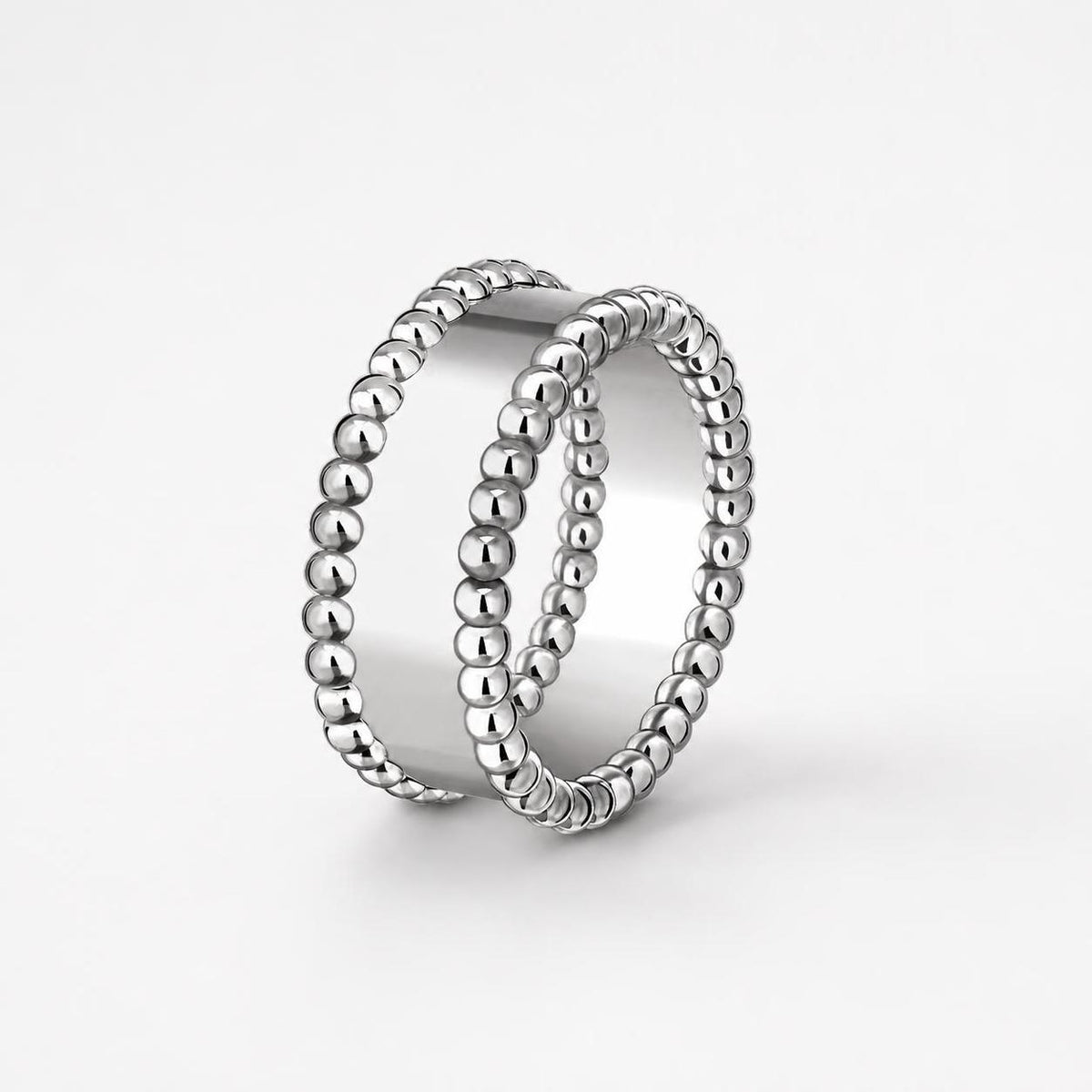 Van Cleef & Arpels Perlée Signature Ring 18K White Gold