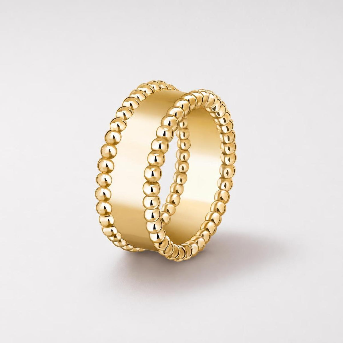 Van Cleef & Arpels Perlée Signature Ring 18K Yellow Gold