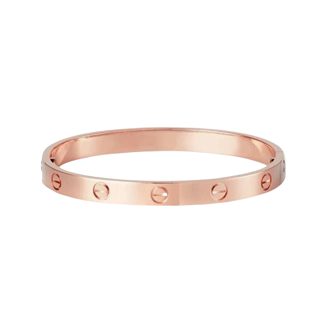 Brazalete Amor Oro Rosa 18K
